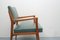 Armchair in Cherry & Leatherette, 1950s 6