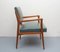 Armchair in Cherry & Leatherette, 1950s, Image 2