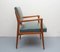 Fauteuil Merisier & Similicuir, 1950s 2