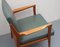 Fauteuil Merisier & Similicuir, 1950s 4