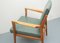 Armchair in Cherry & Leatherette, 1950s, Image 3