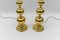 Large Mid-Century Modern Gold Bubble Table Lamp Bases, 1960s, Set of 2 7