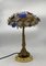 Lámpara de mesa vintage de bronce con cristal de Murano, 1960, Imagen 4