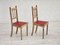 Vintage Danish Dinning Chairs in Oak, 1950s, Set of 2 8