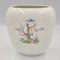 Hand-Painted Porcelain Vase by Peynet for Rosenthal, 1950s, Image 4