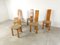 Vintage Dining Chairs by Rob and Dries Van Den Berghe, 1980s, Set of 6 5