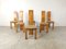 Vintage Dining Chairs by Rob and Dries Van Den Berghe, 1980s, Set of 6 1