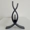 Cast Iron Flame Andirons, France, 1950s, Set of 2, Image 9