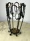 Art Dec Umbrella Stand in Iron and Brass, Italy, 1930s, Image 7