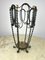 Art Dec Umbrella Stand in Iron and Brass, Italy, 1930s, Image 6