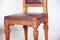 Antique Biedermeier Chairs in Oak and Leather, 1800s, Set of 2, Image 8