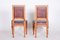 Antique Biedermeier Chairs in Oak and Leather, 1800s, Set of 2 9