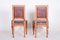 Antique Biedermeier Chairs in Oak and Leather, 1800s, Set of 2, Image 9