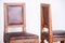 Antique Biedermeier Chairs in Oak and Leather, 1800s, Set of 2 3