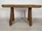 Brutalist Table in Ash, 1970s 7