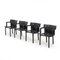 Vintage Black 4870 Chairs by Anna Castelli for Kartell, 1980s, Set of 4, Image 5
