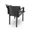 Vintage Black 4870 Chairs by Anna Castelli for Kartell, 1980s, Set of 4 9