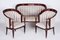 Empire Living Room Set in Mahogany, France, 1930s, Set of 3 7