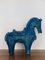 Blue Ceramic Horse Sculpture by Aldo Londi for Bitossi Fiorentino, 1960 3