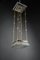 Lampes à Suspension Art Déco avec Abat-jours en Verre Taillé, Vienne, Autriche, 1920s, Set de 2 2