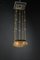 Lampes à Suspension Art Déco avec Abat-jours en Verre Taillé, Vienne, Autriche, 1920s, Set de 2 13