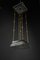 Lampes à Suspension Art Déco avec Abat-jours en Verre Taillé, Vienne, Autriche, 1920s, Set de 2 5