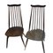 Mid-Century English Spindle Back Chairs by Lucian Ercolani for Ercol, Set of 4 4