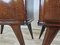 Italian Bedside Tables in Mahogany, 1950, Set of 2 31