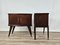 Italian Bedside Tables in Mahogany, 1950, Set of 2 3