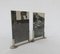 Art Deco Double Picture Frame in Nickel-Plating, 1920s 5