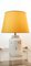 Keramiklampe mit Bienen und ovalem Lampenschirm 10