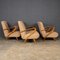 20th Century Italian Sofa and Armchairs in Toffee Bouclé by Paulo Buffa, 1950s, Set of 3 5