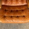 20th Century Danish Curved Beech and Tan Leather Chairs from Farstrup Møbler, 1970s, Set of 2 24