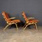 20th Century Danish Curved Beech and Tan Leather Chairs from Farstrup Møbler, 1970s, Set of 2 5