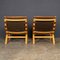 20th Century Danish Curved Beech and Tan Leather Chairs from Farstrup Møbler, 1970s, Set of 2 6