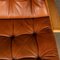 20th Century Danish Curved Beech and Tan Leather Chairs from Farstrup Møbler, 1970s, Set of 2, Image 26