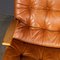 20th Century Danish Curved Beech and Tan Leather Chairs from Farstrup Møbler, 1970s, Set of 2 9