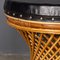 20th Century Bamboo Low Stools, 1960s, Set of 2 5