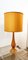 Goldene Murano Lampe mit Lampenschirm 16