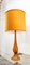 Goldene Murano Lampe mit Lampenschirm 1