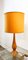 Goldene Murano Lampe mit Lampenschirm 8