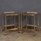 20th Century French Brass and Glass Drinks Trolleys, 1970s, Set of 2 4