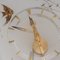 Reloj de repisa de latón y vidrio acrílico del siglo XX de Jaeger-LeCoultre, años 60, Imagen 7