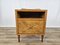 Vintage Bedside Table in Blond Walnut, 1950 1