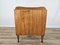 Vintage Bedside Table in Blond Walnut, 1950 3