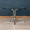 Italian Glass and Tubular Metal Dining Table, 1970s, Image 8