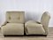 Graues modulares italienisches Sofa aus Stoff, 1970er, 4er Set 7