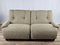 Graues modulares italienisches Sofa aus Stoff, 1970er, 4er Set 4