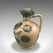 English Victorian Ceramic and Silver Flagon by Arthur Barlow 6