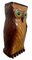 Owl-Shaped Shield Stand in Teak 5